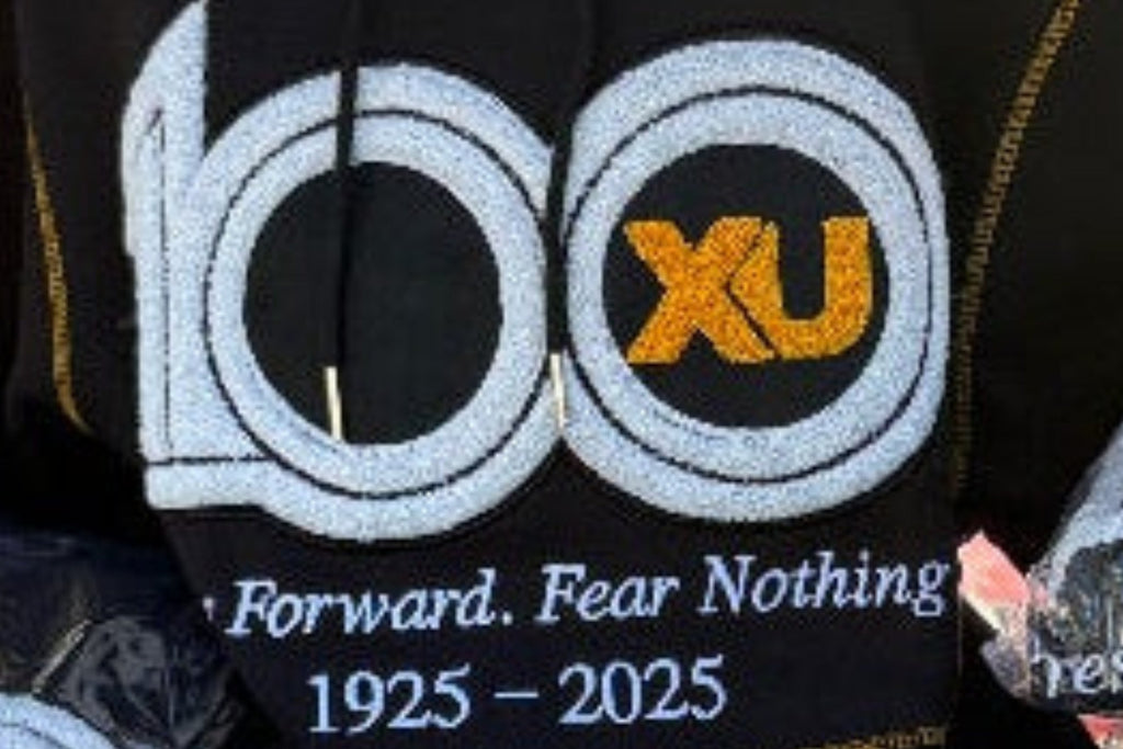 Xavier Centennial Big Stitch Hoodie
