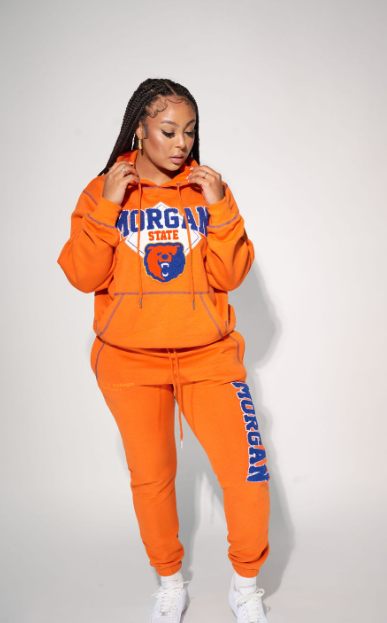 Morgan State Big Stitch Sweatpant (Orange)