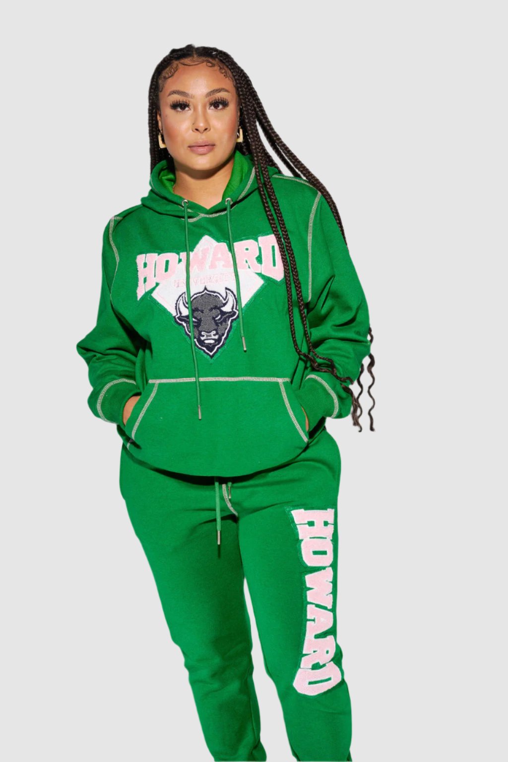 Howard Big Stitch Sweatpant (GREEN)