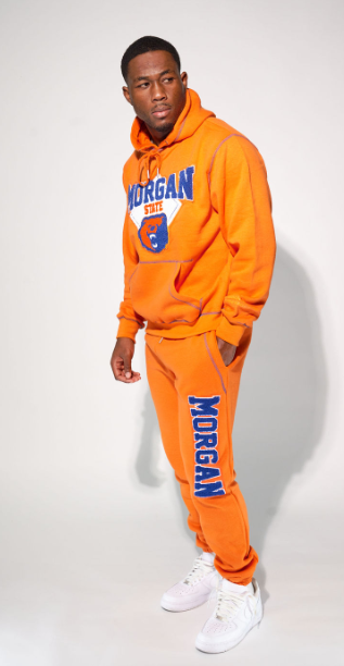 Morgan State Big Stitch Hoodie  (Orange)
